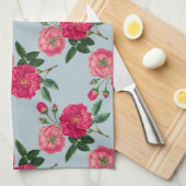 ontwerp van Rozen Theedoek (Quarter Fold)