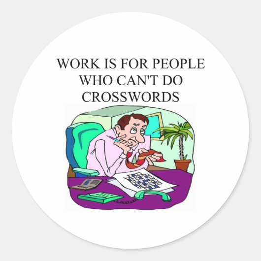 ontwerp van scabble- en tekstspelerspeler ronde sticker (Voorkant)