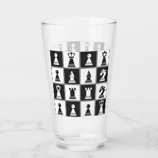 Ontwerp van schaakstukken Drink glas