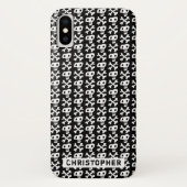 Ontwerp van schedel en dwarsbeenderen Case-Mate iPhone case (Achterkant)