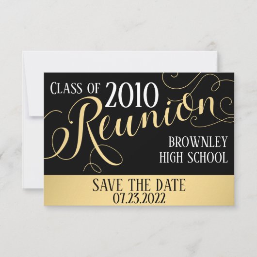 Ontwerp van schoolreünie kaart (Voorkant)