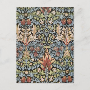 Ontwerp van Snakeshead door William Morris Briefkaart