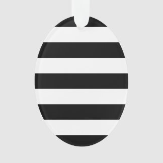 Ontwerp van standaard zwarte en witte strepen ornament