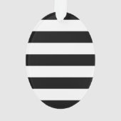 Ontwerp van standaard zwarte en witte strepen ornament (achterkant)