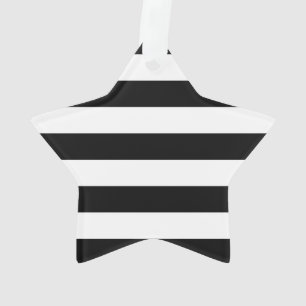 Ontwerp van standaard zwarte en witte strepen ornament