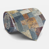 ontwerp van steen tegelplaat stropdas (Opgerold)