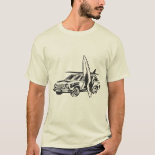 Ontwerp van Surf voor surfplanken T-shirt