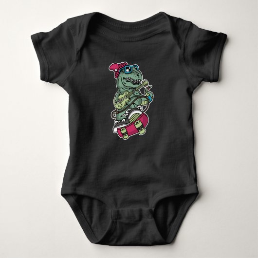 Ontwerp van T-Rex gitarist-Schaats Romper (Voorkant)