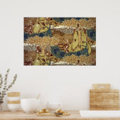 Ontwerp van textiel door Christopher Dresser Poster (Keuken)