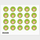 Ontwerp van theacup-homeware Cadeaus voor zakelijk Ronde Sticker (Vel)