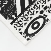 Ontwerp van tribale afdrukken fleece deken (Hoek)