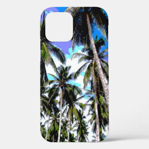 Ontwerp van tropische palmbomen iPhone 12 pro hoesje