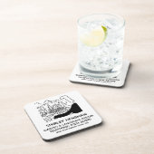 Ontwerp van tuin- en landschapsarchitectuur bier onderzetter (Rechterzijde)