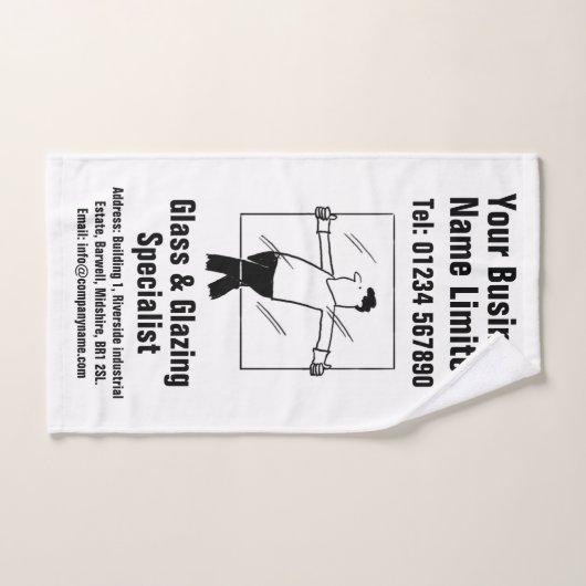 Ontwerp van vensterglas en glaswerk handdoek (Handdoek)