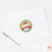 Ontwerp van verjaardagsfeestdag in het Parlement Ronde Sticker (Envelop)