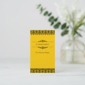 Ontwerp van  Visitekaartje met zijkant (Staand voorkant)