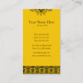 Ontwerp van  Visitekaartje met zijkant (Achterkant)