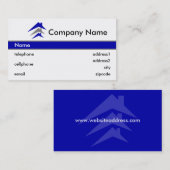 Ontwerp van Visitekaartje voor de bouw of de dakbe (Voorkant / Achterkant)