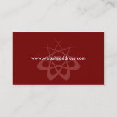 Ontwerp van Visitekaartje voor wetenschap en techn (Achterkant)