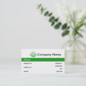 Ontwerp van Visitekaartje voor wetenschap en techn (Staand voorkant)