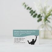 Ontwerp van Visitekaartje voor Windows Cleaning Pr (Staand voorkant)