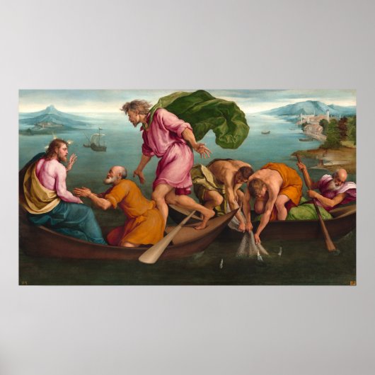 Ontwerp van visserij - Jacopo Bassano Fine Art Pos Poster (Voorkant)