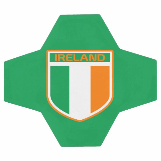 Ontwerp van vlag/badge in Ierland Voetbal (Enkel)