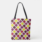 Ontwerp van vormpatronen tote bag (Achterkant)