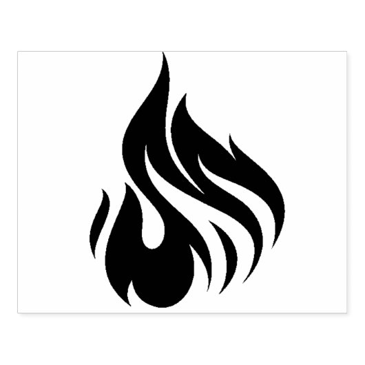 Ontwerp van vuurkunst 	rubberstempel (Afrduk)