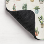 Ontwerp van Waterverf van Potlood Planten Muismat (Hoek)