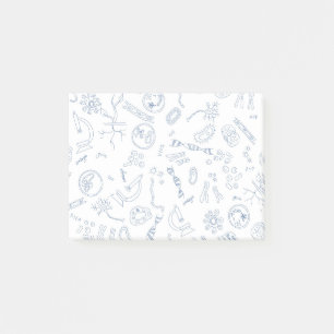 Ontwerp van wetenschappelijke biologie-diagrammen post-it® notes