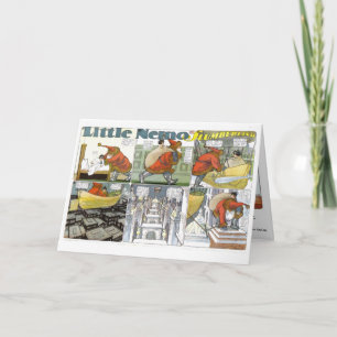  ontwerp van Winsor McCay-kerstkaart Feestdagen Kaart