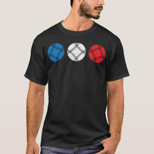 Ontwerp van wolbouten - bocce petanque boules play t-shirt