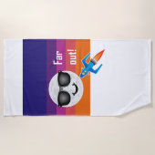 Ontwerp ver uit - keukenhanddoek strandlaken (Voorkant)