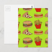 Ontwerp voor brokstukken briefkaart (Voorkant / Achterkant)