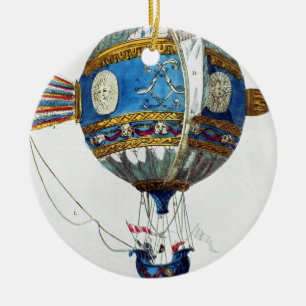 Ontwerp voor een heteluchtballon met een diameter keramisch ornament