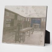 Ontwerp voor een mijnruimte, 1901 (kleurenlitho) fotoplaat (Zijkant)