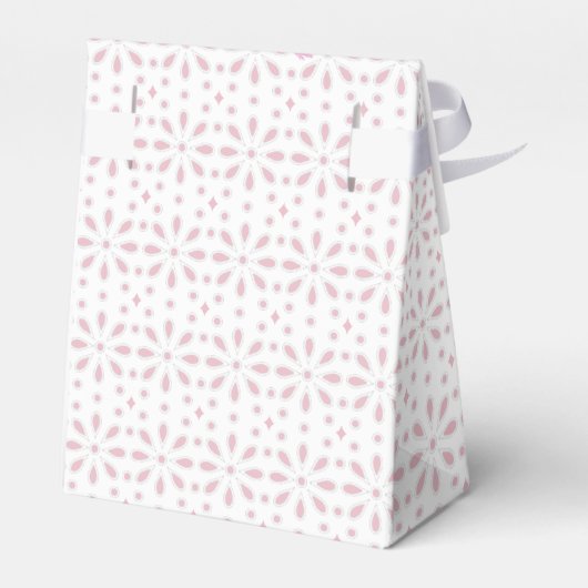 ontwerp voor een witte eyelet bruiloft met hart bedankdoosjes (Achterkant)