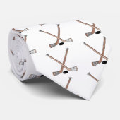 ontwerp voor eend- en hockeysticks stropdas (Opgerold)