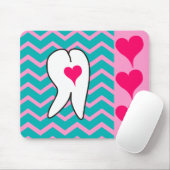 Ontwerp voor gebitsgebitte tanden en chapon muismat (Met muis)