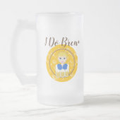 ontwerp voor geblonde meisjes matglas bierpul (Links)