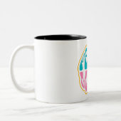 ontwerp voor gemoedsrust tweekleurige koffiemok (Links)