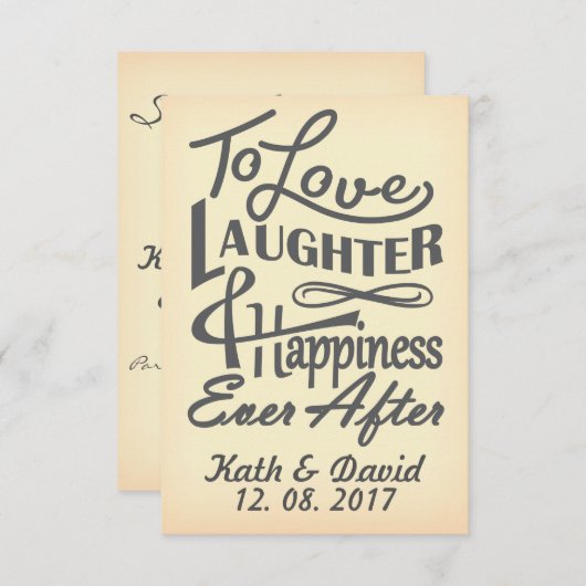 Ontwerp voor het bewaren van de datum kaart (Voorkant / Achterkant)