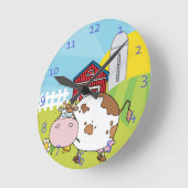 Ontwerp voor landelijke Koe Ronde Klok (Hoek)