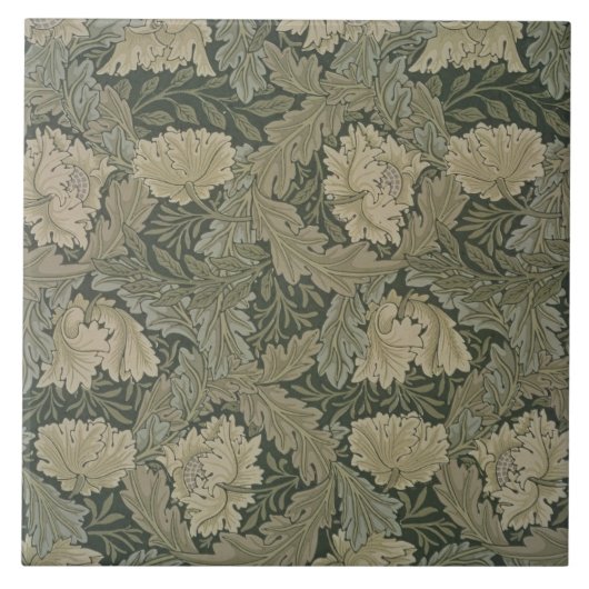 Ontwerp voor "Lea"-behangselpapier, 1885 Tegeltje (Voorkant)