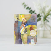 Ontwerp voor muziek van Delta Blues Briefkaart (Staand voorkant)