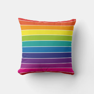 Ontwerp voor regenboogkleuren kussen