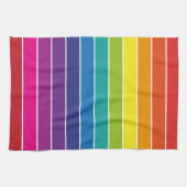 Ontwerp voor regenboogkleuren theedoek (Horizontaal)