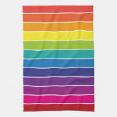 Ontwerp voor regenboogkleuren theedoek (Verticaal)