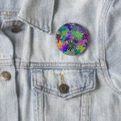 Ontwerp voor stroomverbruik hippie ronde button 5,7 cm (In situ)